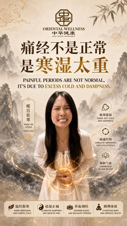痛经不是正常 是寒湿太重