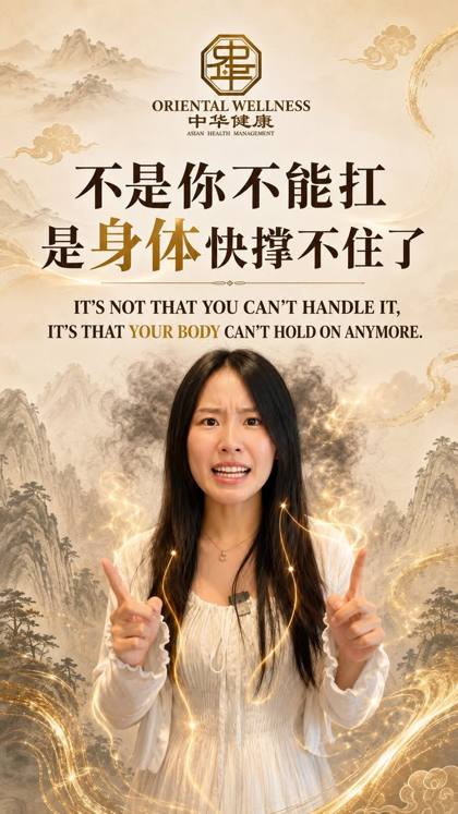 不是你不能扛 是身体快撑不住了